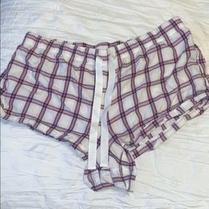 Victoria Secret Plaid Pajama Shorts